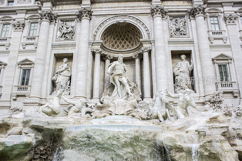 意大利罗马的Fontana Di Trevi